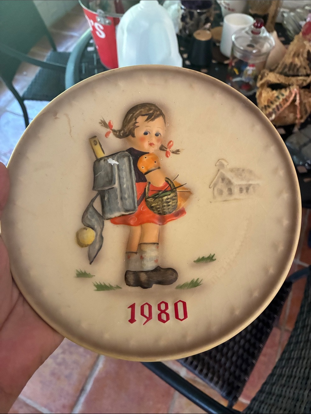 Bell and plate